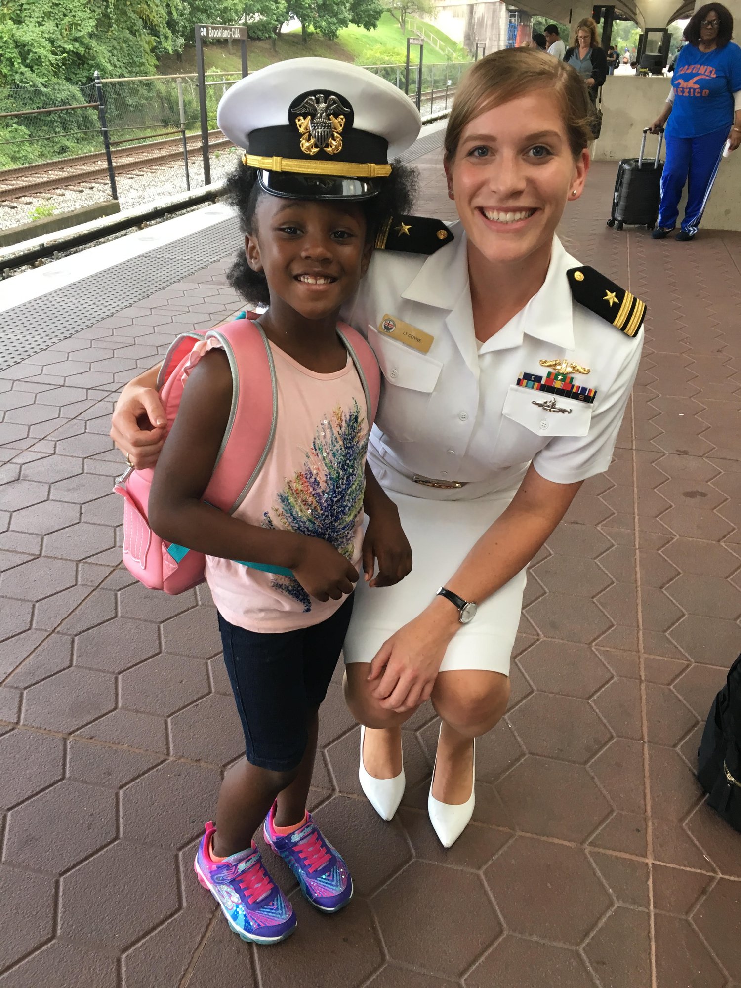 Mary Coyne in dress uniform